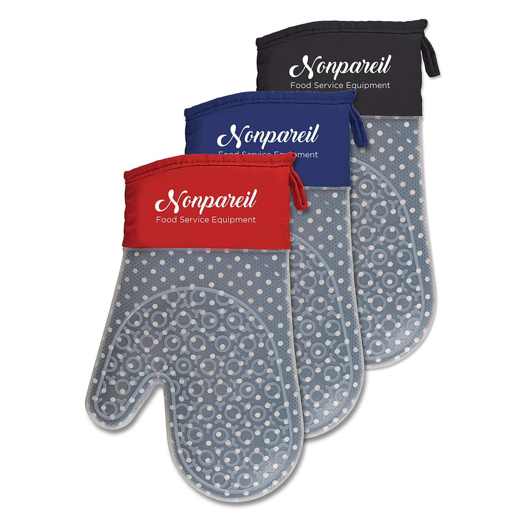 MI6140          - Pattern Play Silicone Oven Mitt                                       